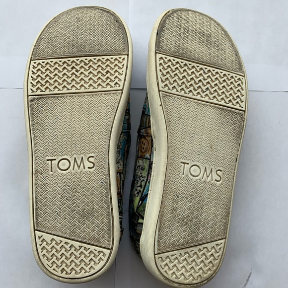 Multi Star Wars Ewok Print Youth Toms Size 2.5 - Picture 8 of 8